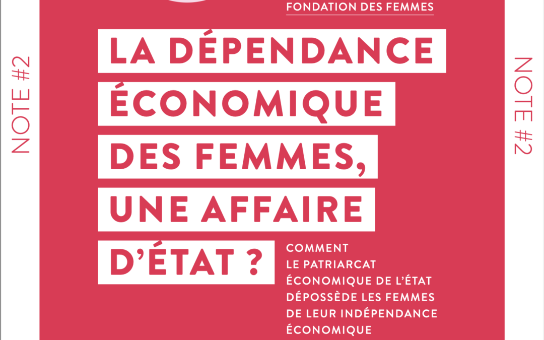 [Note] Quel est le rôle de l’Etat dans la dépendance économique des femmes ?